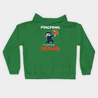 Ping pong ninja Kids Hoodie